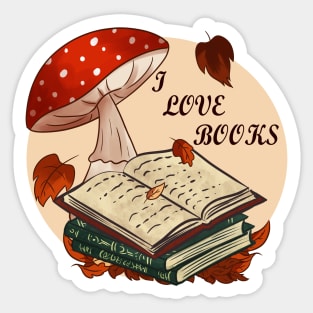 I love books Sticker